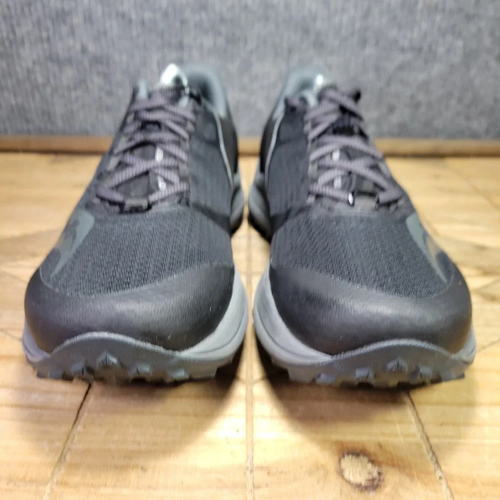 Saucony Xodus Ultra Women's 11.5 Black Charcoal Trail Running Hiking Shoes Hike